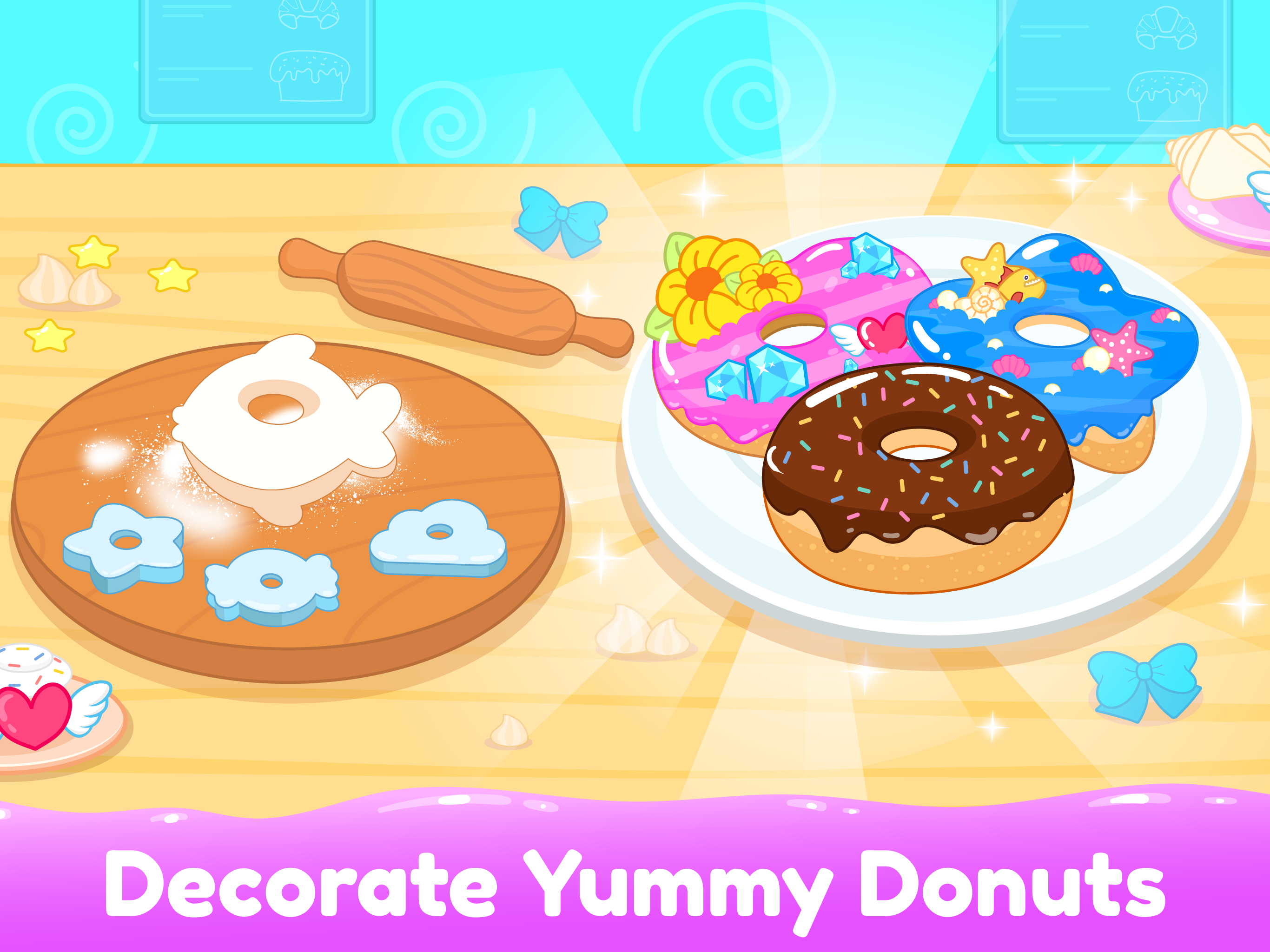 Donut Maker Kids Cooking Game