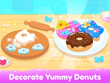 Donut Maker Kids Cooking Game iPad screenshot
