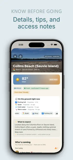 Nanitch: Nude Beach Social Map screenshot 3