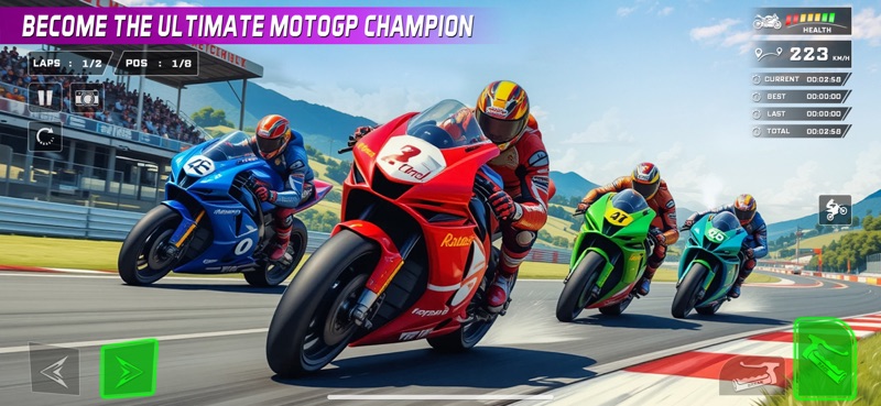 Real Moto Bike Racing Game 3d screenshot 1