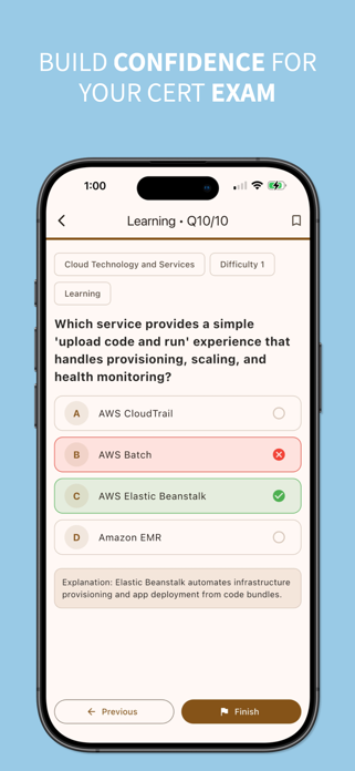 AWS Quiz Pro Screenshot 4 of 5