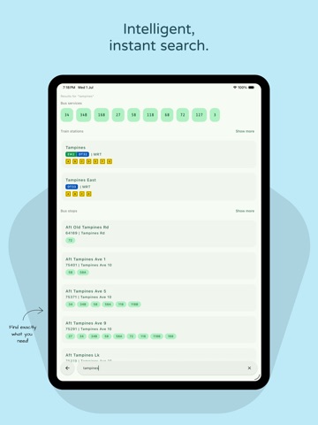 BusAhead SG iPad screenshot