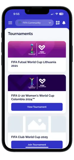 Captura de pantalla de FIFA Volunteer Community en iPhone 5