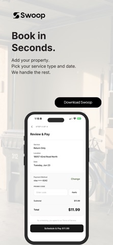 Swoop - Trash Can Service Screenshot 3 of 5