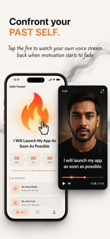 Oath Tracker - Commit & Focus screenshot