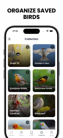 Bird Identifier AI - Birdby iPhone screenshot