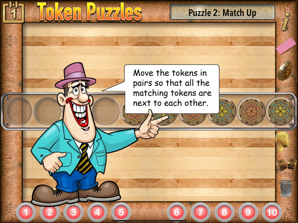#7. Token Puzzles (iOS) 由: Ventura Educational Systems