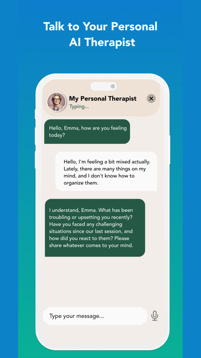 AI Therapist: CBT Therapy App Screenshot