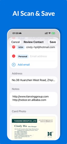 AquaConnect: Contacts & Scan screenshot
