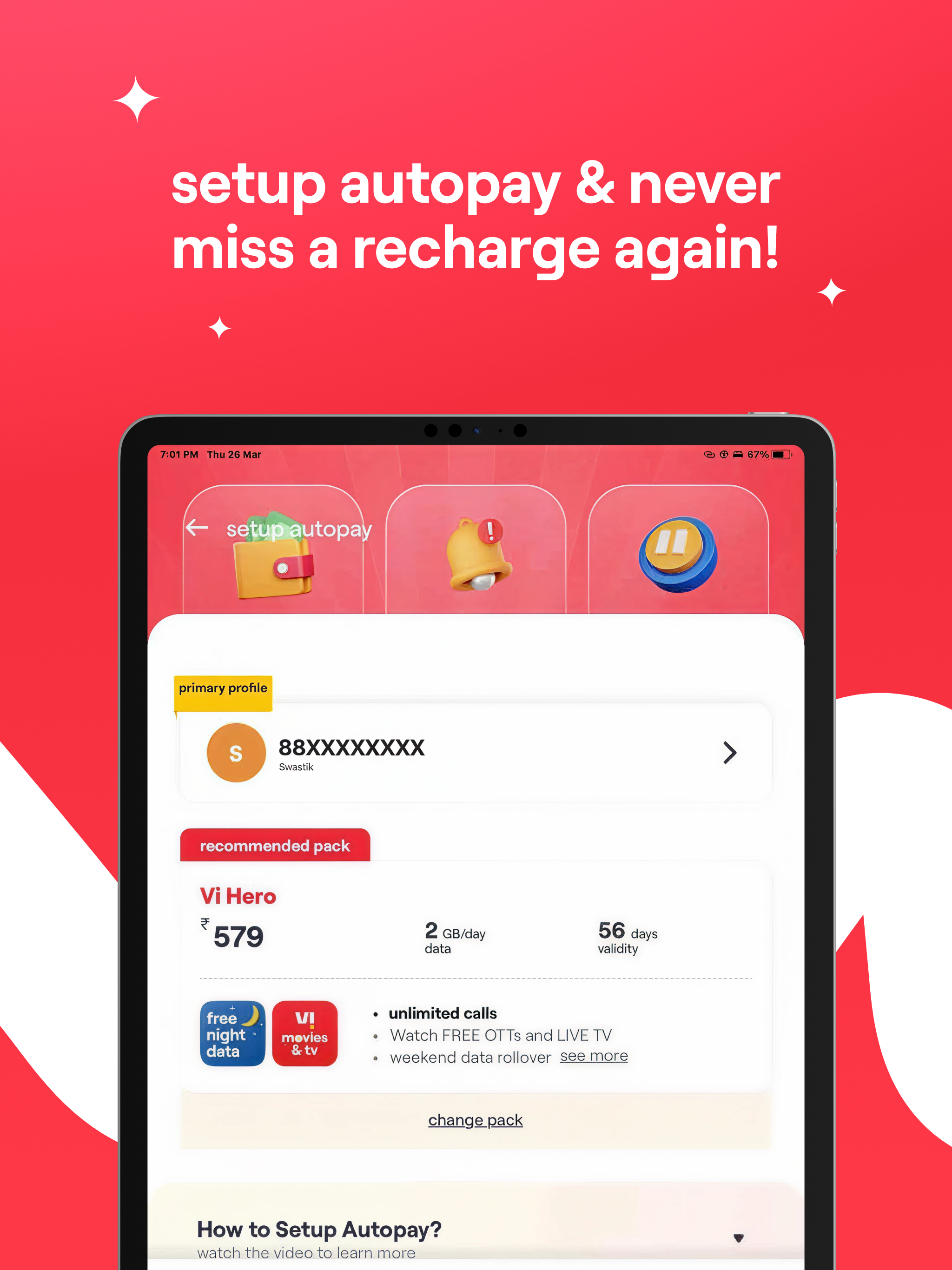 Vi: Recharges & Payments screenshot 8
