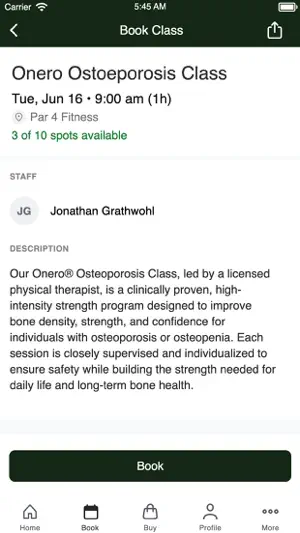 Par 4 Fitness screenshot 3
