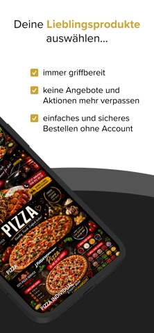 City Pizza Service in Brüel iPhone screenshot