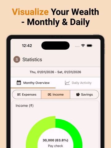 SaveWise iPad screenshot