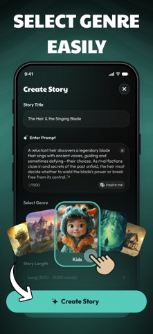 Ai Story Maker-Novel Generator iPhone screenshot