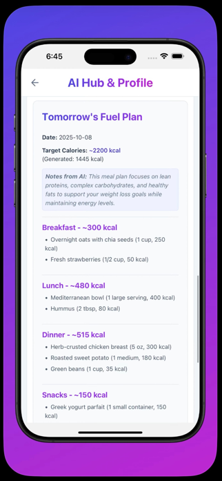 FitTrack AI Coach Screenshot 4 of 8