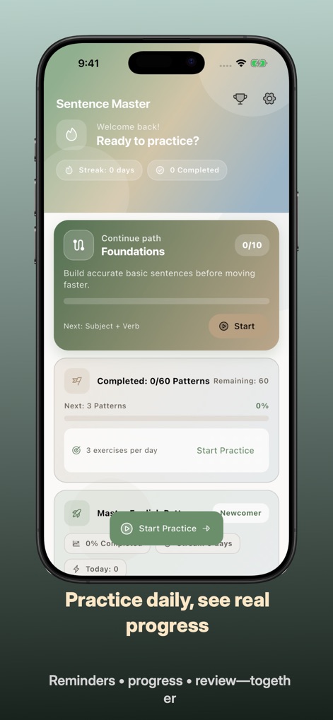 Sentence Master: Inglés - App de Educación | MWM