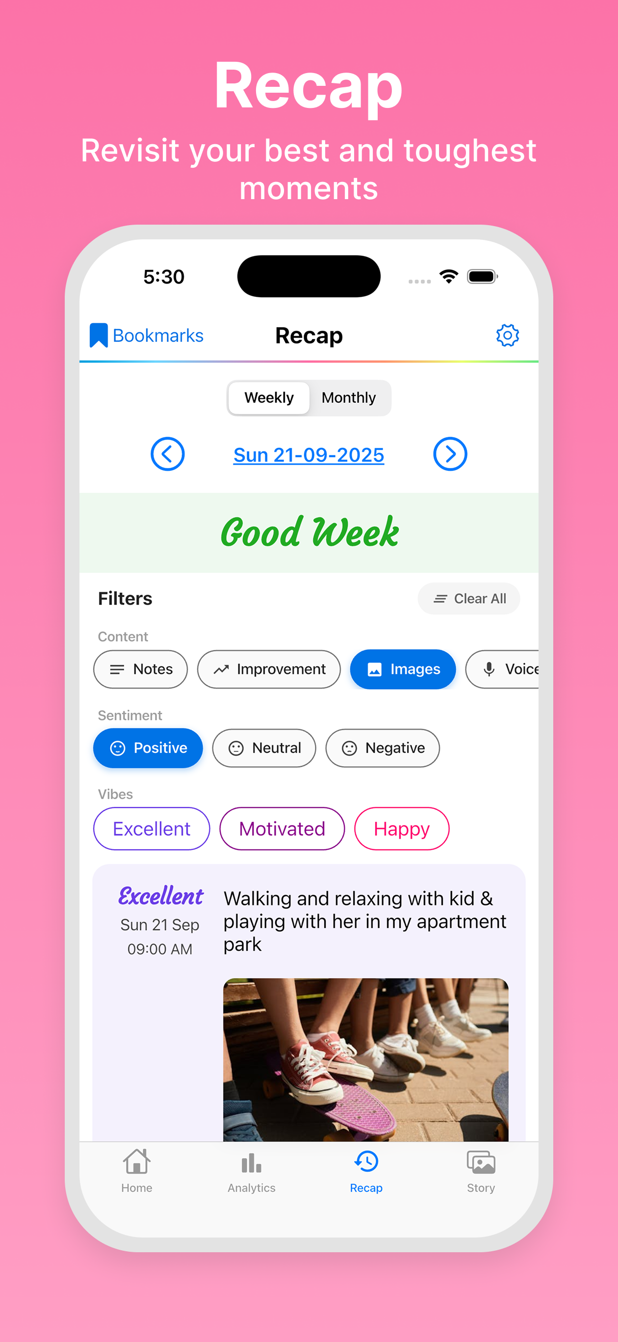 Wybe: Mood Tracker & Journal screenshot 9