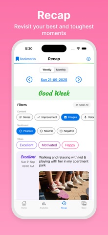 Wybe: Mood Tracker & Journal Screenshot 9 of 10