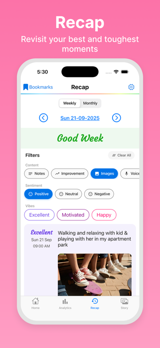 Wybe: Mood Tracker & Journal Screenshot 9 of 10