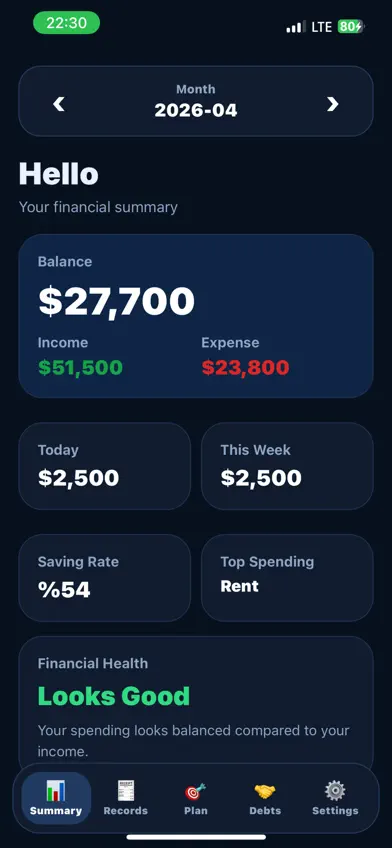 My Monies screenshot 2
