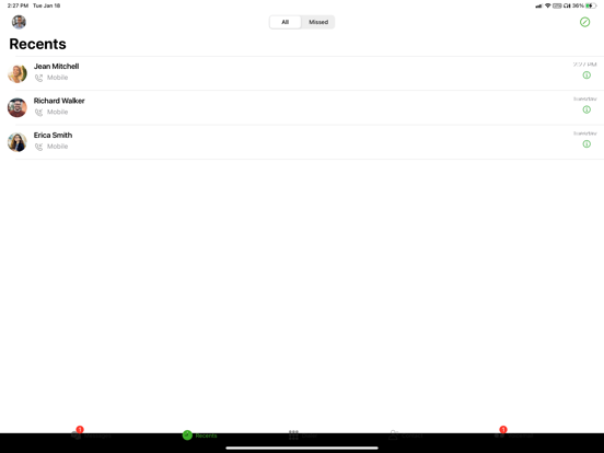 Phone.com iPad screenshot 4 - Business app