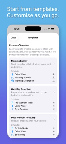 Habit Stack - Self Care screenshot