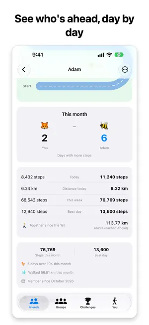 StepChallenge: Walk & Race screenshot 2