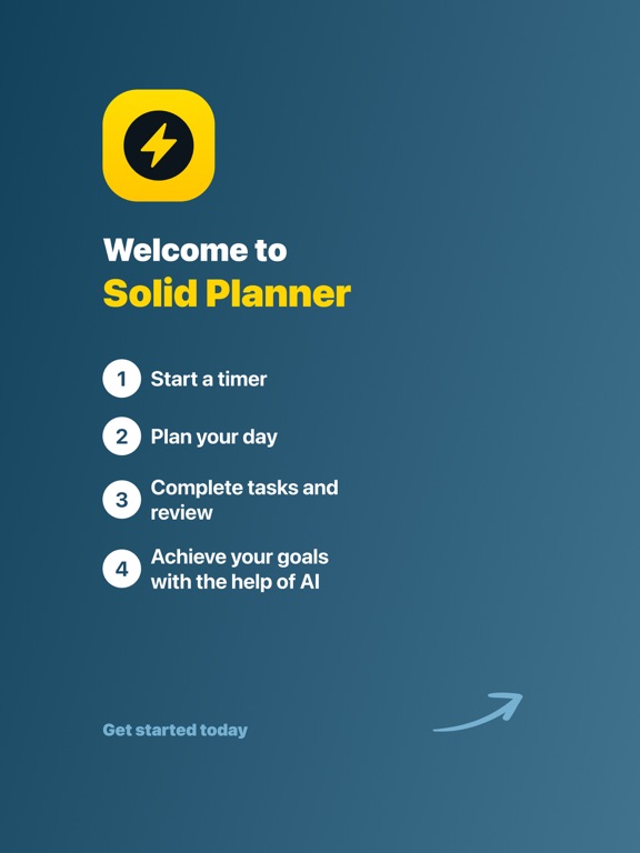 Screenshot #4 pour Solid Planner - timer + agenda