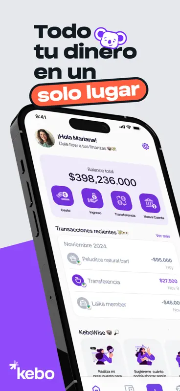 Kebo: Tu Asistente Financiero screenshot 1 of 5
