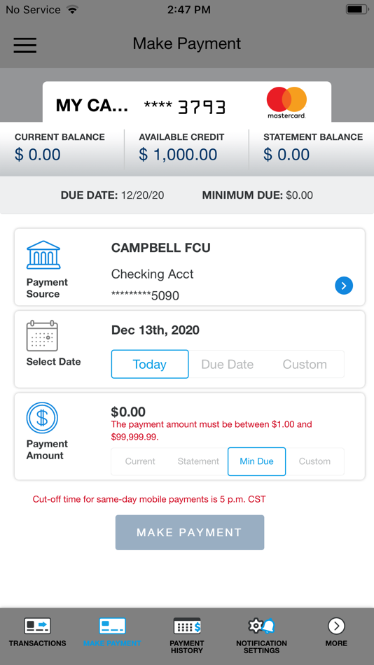 #5. CFCU Cards (iOS) 由: Campbell Federal Credit Union