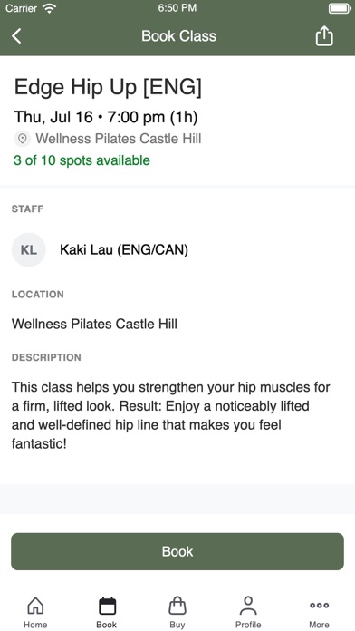 Wellness Pilates Studio Screenshot 3 of 3