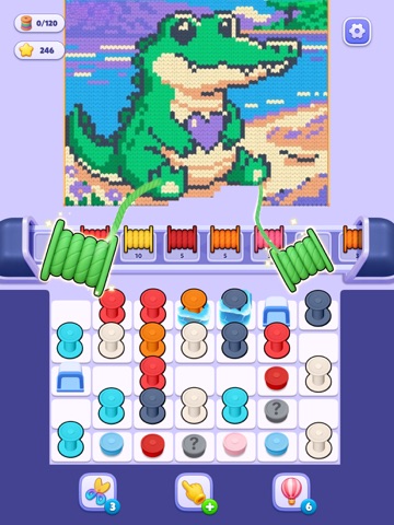 Yarn Connect: Cozy Puzzle iPad screenshot