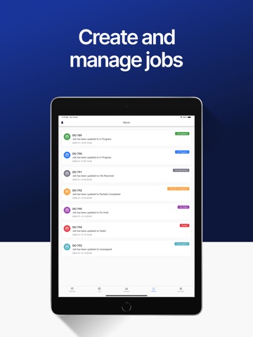 POD Manager iPad screenshot