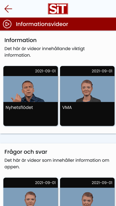 SiT - Info på teckenspråk Screenshot