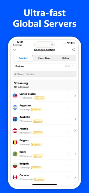 VPN -fast unlimited secure vpn screenshot 2