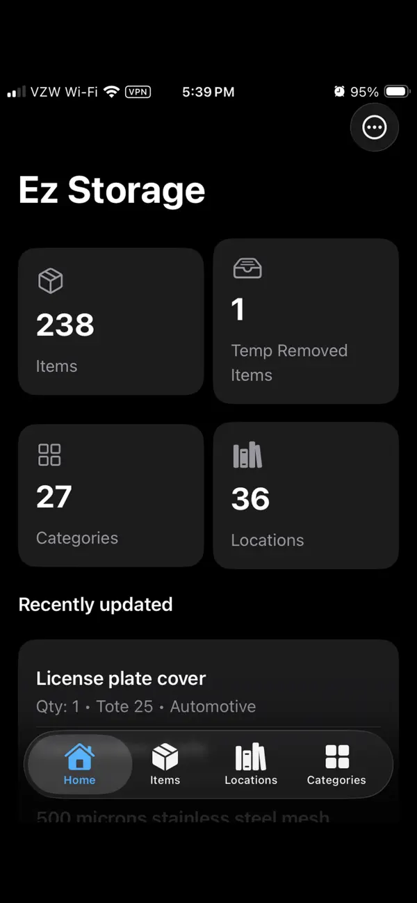 #1. Household Storage (iOS) Ved: Khuong Le