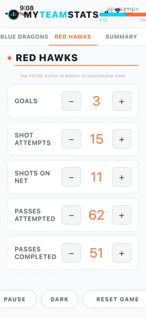 MyTeamStats screenshot 4