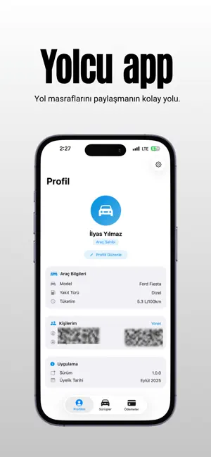 Yolcu – Masrafı kolayca paylaş screenshot 1