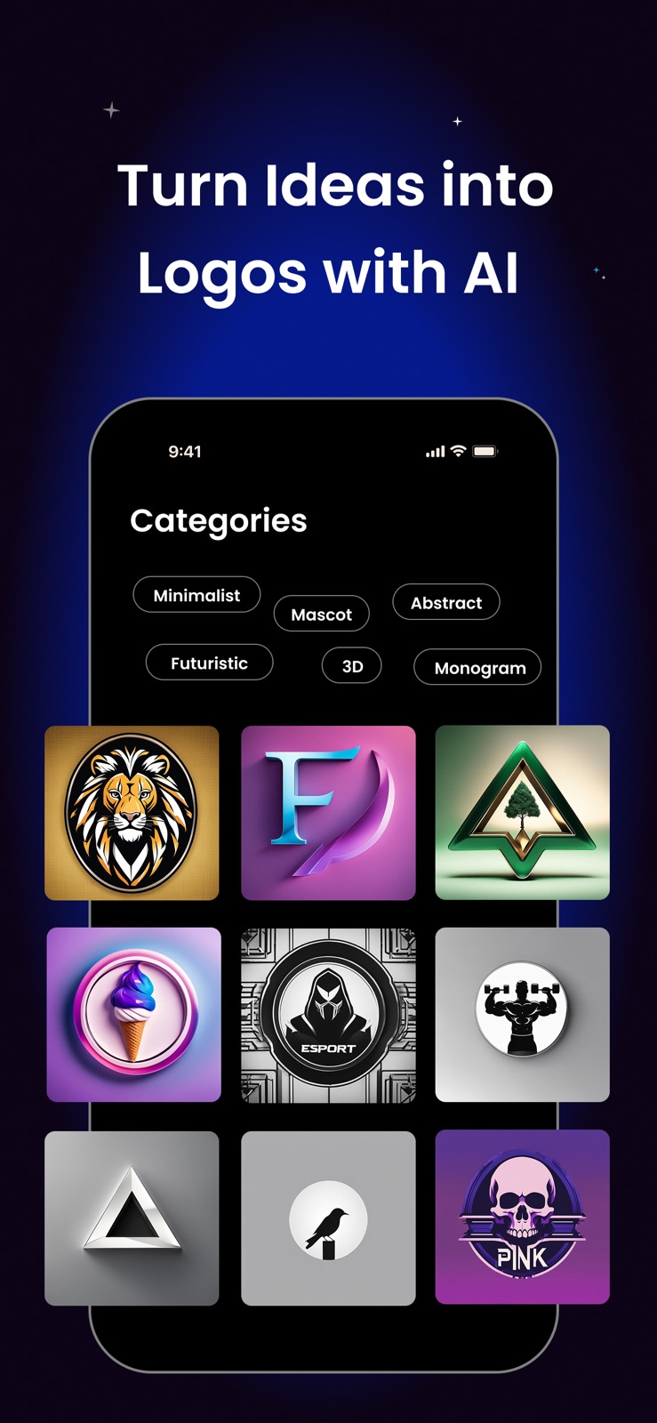 Logo Maker & AI Logo Generator iphone screenshot 2