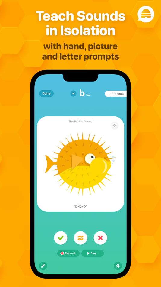 #2. Articulation Station Hive (iOS) 由: Little Bee Speech