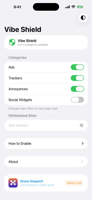 Vibe Shield: Smart Ad Blocker screenshot 4