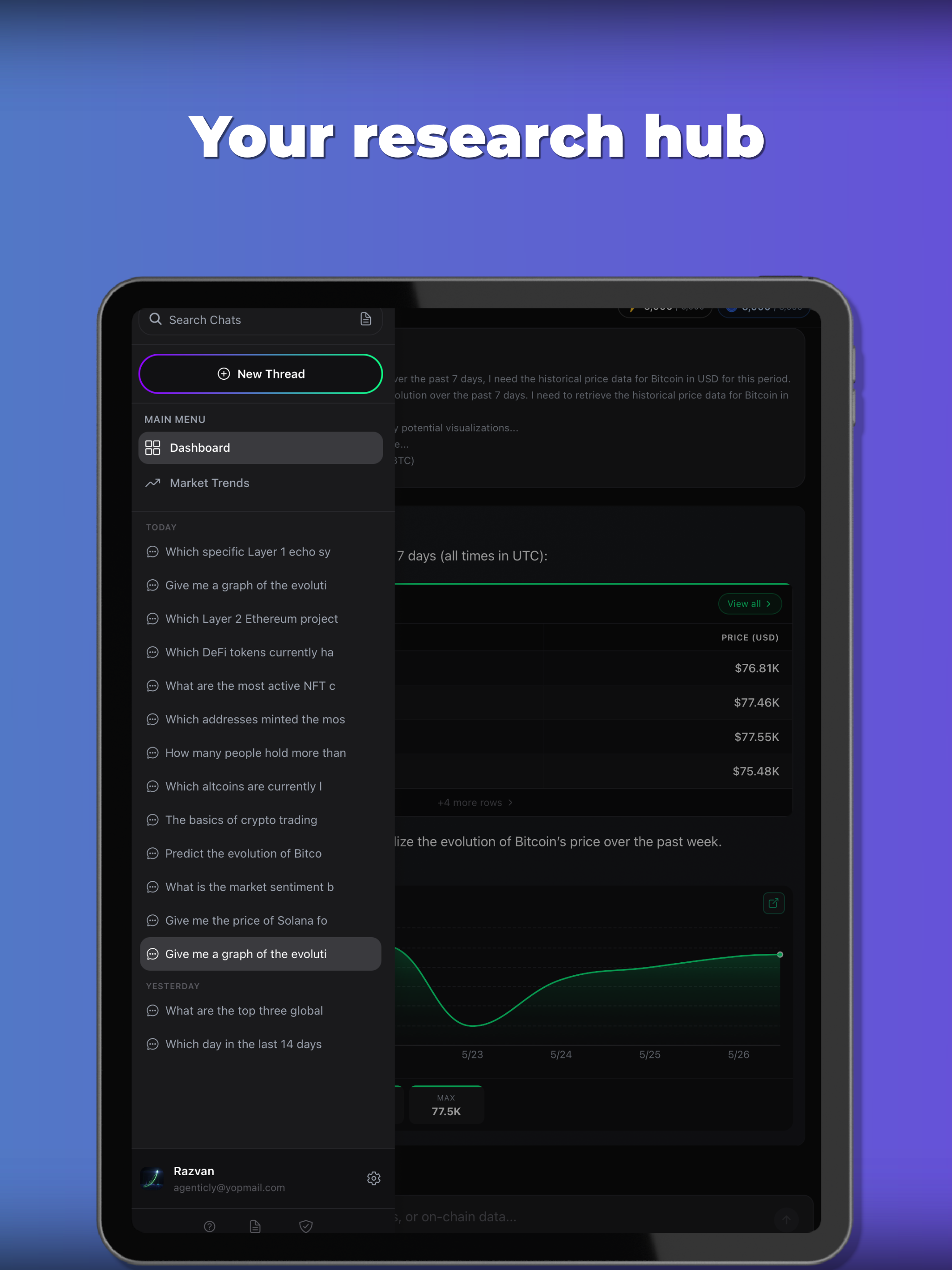Agenticly: Stock Crypto AI screenshot 14