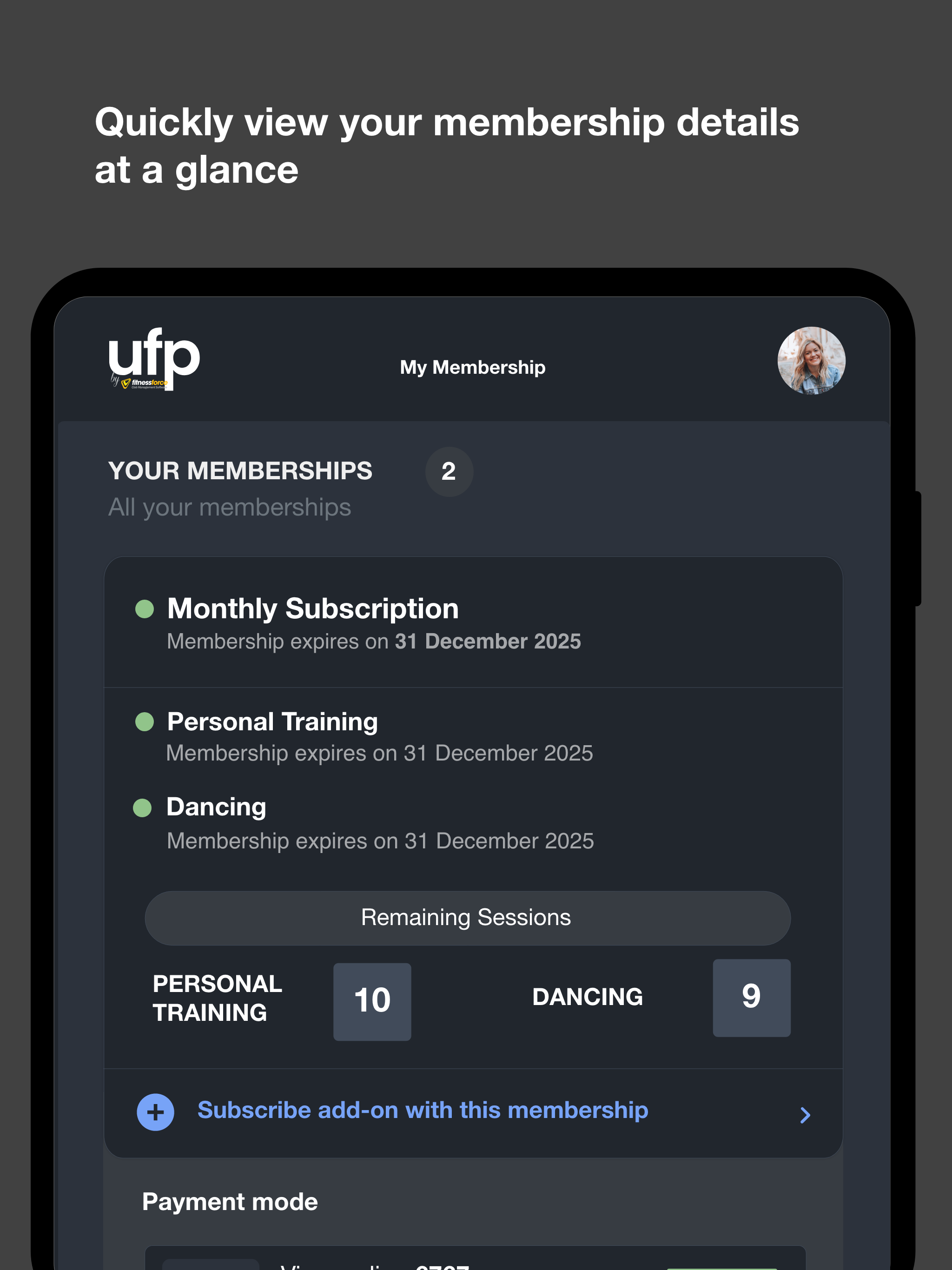UFP - Member App