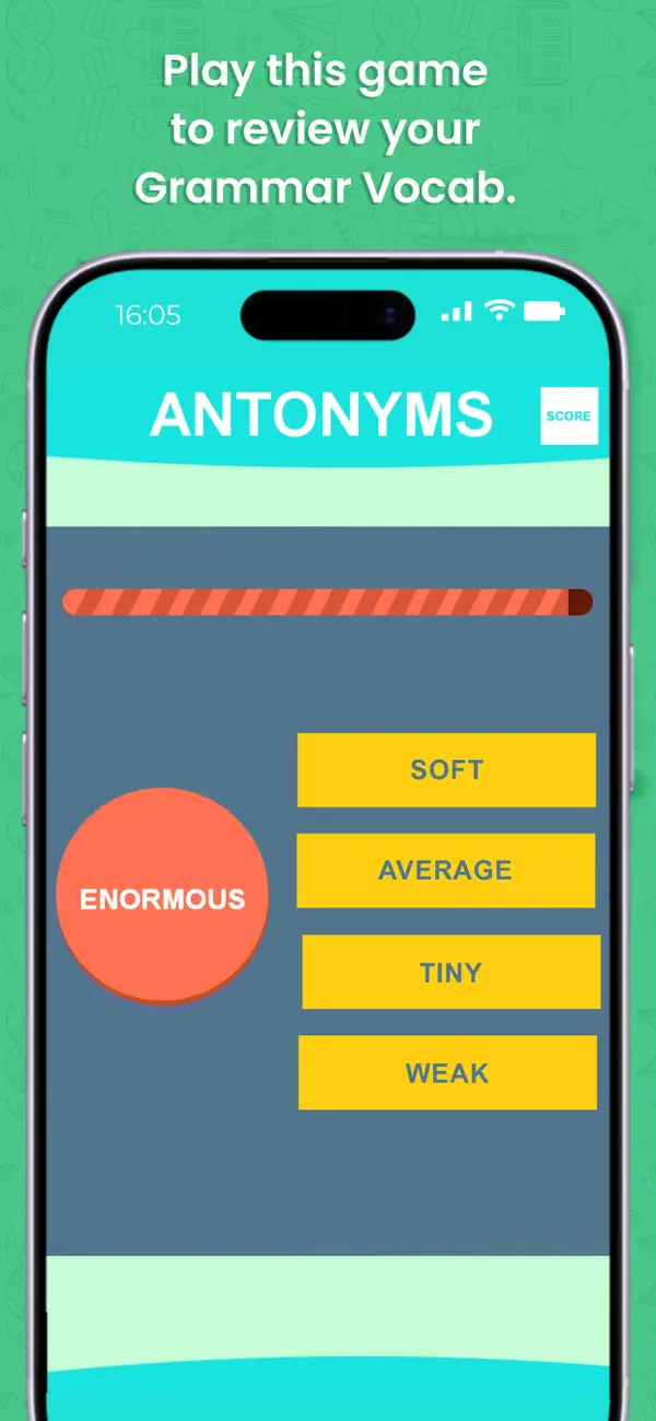 Screenshot #3 pour Synonyms & Antonyms Word Quiz