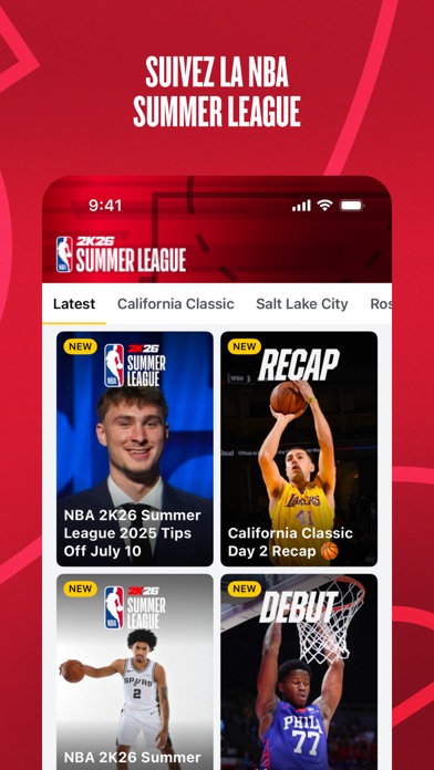 Screenshot #2 pour NBA Officiel : basket en live
