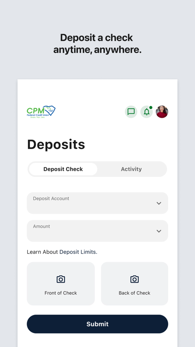 CPM Mobile Banking iPhone screenshot 4 - Finance app