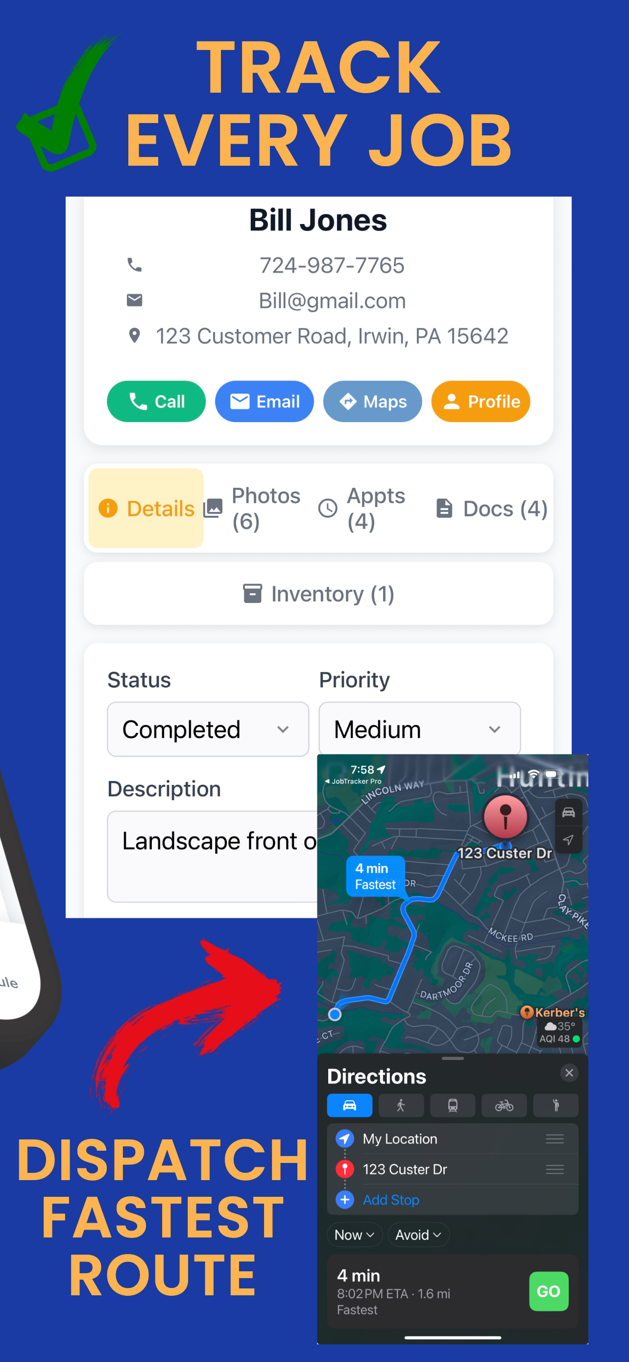 Job Tracker Pro Contractor App screenshot 3