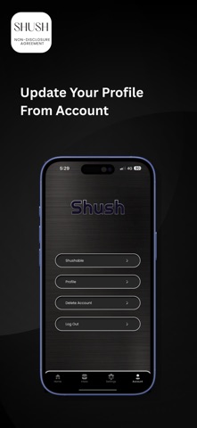 Shush Privacy App iPhone screenshot
