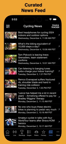Tour Tracker Pro Cycling screenshot