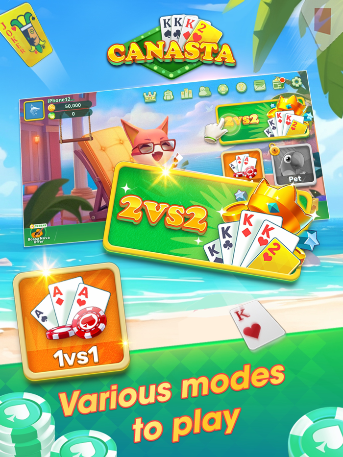 Canasta ZingPlay Cards